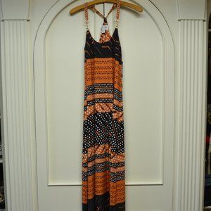 Donna Morgan Spaghetti Strap Maxi Dress